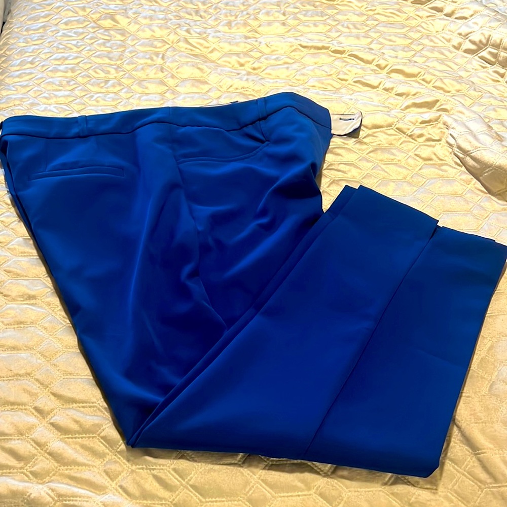 Electric blue every day pants size 14
